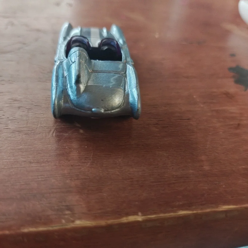 2002 Hot Wheels Collector #216 Corvette SR-2 Light Blue w/White Stripe